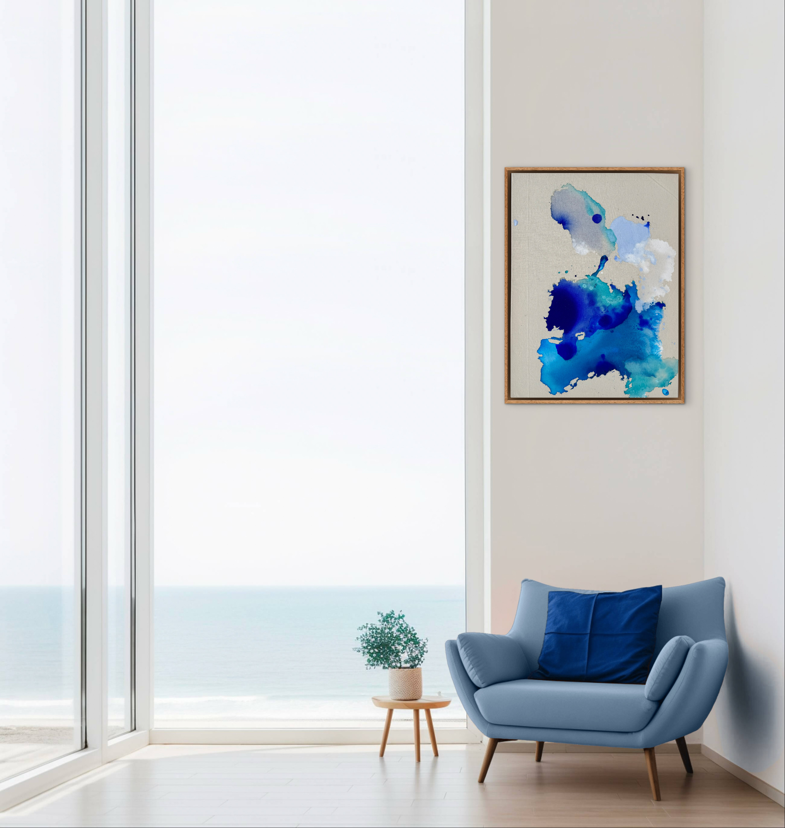 Tiefen, 2026, Acryl auf roher Baumwollleinwand, Ansicht 7